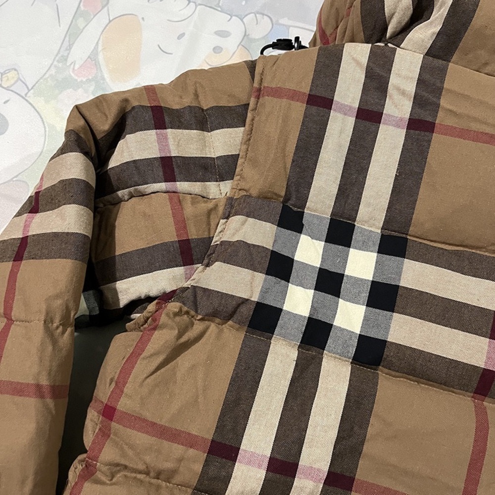 Burberry Checked Hooded Down Jacket - image 6
